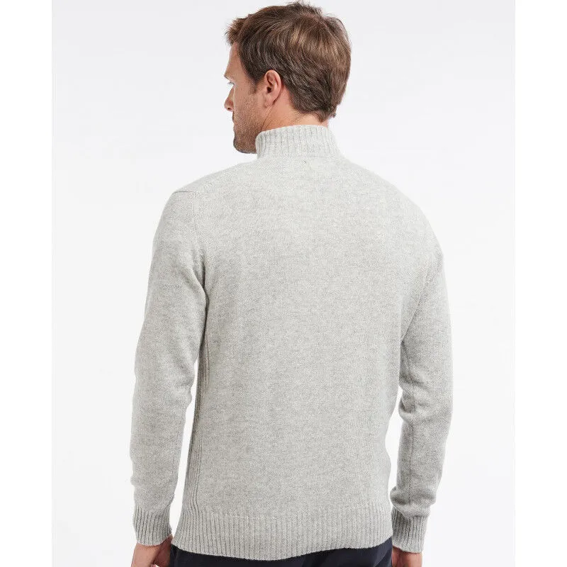 Barbour Essential Lambswool Half Zip Knitted Jumper - Pull en laine mérinos homme
