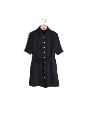 Robe chemise à boutons fantaisies