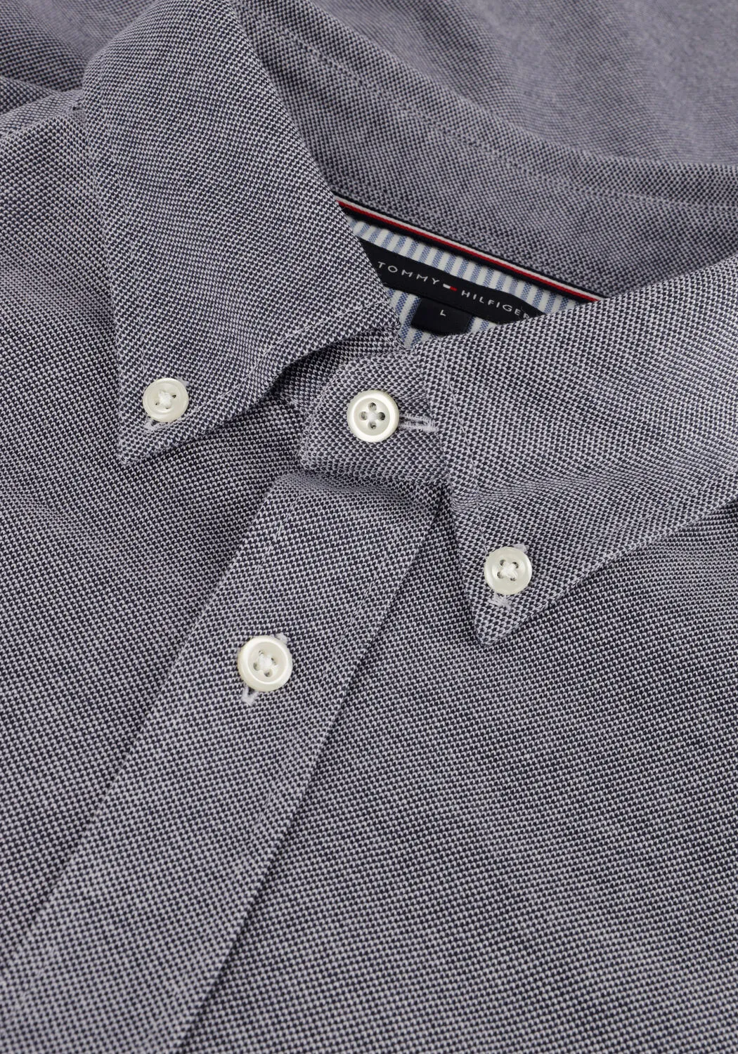 tommy hilfiger chemise classique 1985 knitted sf shirt bleu foncé